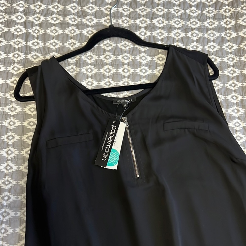 Papermoon zipper tank